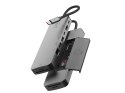 LINQ HUB USB-C 9IN1 SSD PRO MULTIPORT (HDMI, USB-C, RJ45, 2XUSB-A, USB-C PD100W DO ZASILANIA, SLOT MICROSD/TF/SD, NVME M.2)