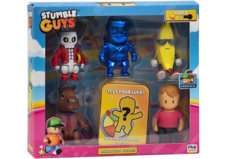 STUMBLE GUYS - MINI FIGURKI- DELUXE 6 FIGUREK VER.B