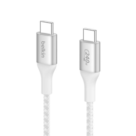 BELKIN KABEL BOOST CHARGE USBC-C 240W 1M, BIAŁY