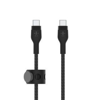 BELKIN KABEL USB-C 2.0 OPLOT SILICONE 2M CZARNY