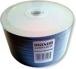 MAXELL CD-R 700MB, 50 szt. w opakowaniu SHRINK, prędkość zapisu 52X, 80 min. Płyty wysokiej jakości z możliwością nadruku, żywe 