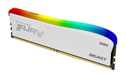 KINGSTON DDR4 16GB 3200MT/s CL16 DIMM FURY Beast White RGB SE