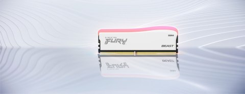 KINGSTON DDR4 16GB 3200MT/s CL16 DIMM FURY Beast White RGB SE