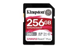 KINGSTON microSDXC Canvas 256GB React Plus UHS-II 280R/150W U3 V60 for Full HD/4K