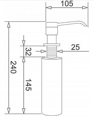 Dozownik PYRAMIS DP-01 volcano