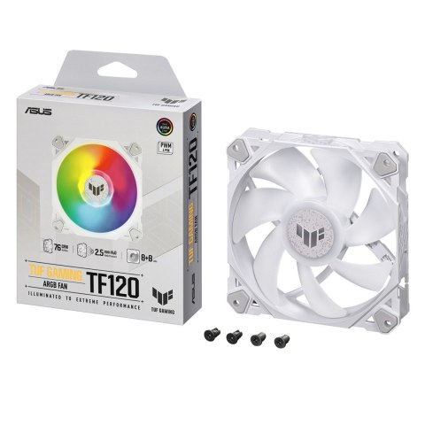 CASE FAN 120MM ARGB WHITE/TUF GAMING TF120 ARGB ASUS