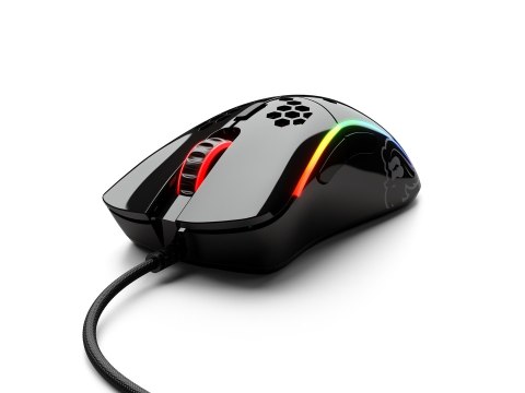 Glorious Model D- Mysz gamingowa - czarna, błyszcząca