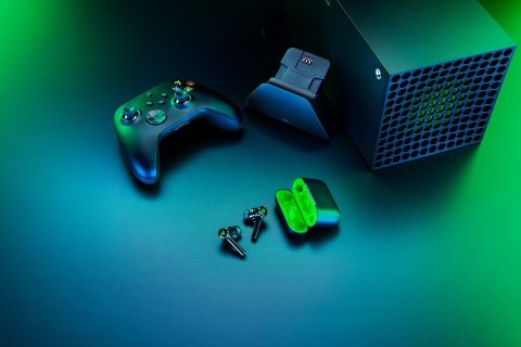 Razer | Hammerhead HyperSpeed na konsolę Xbox | Łączność bezprzewodowa | Douszne | Mikrofon | Redukcja szumów | Łączność bezprze