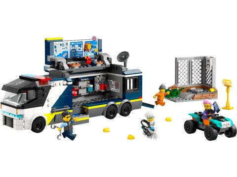 LEGO City 60418 Policyjna ciężarówka z laboratorium kryminalnym