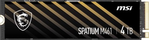 Dysk SSD MSI SPATIUM M461 4TB PCIe 4.0 NVMe M.2 2280