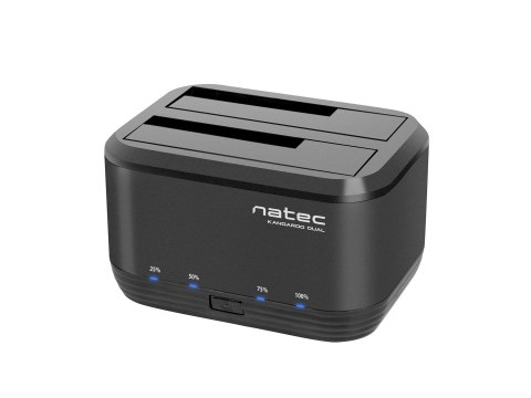 Stacja dokująca HDD Natec Kangaroo Dual 2.5/3,5cala USB 3.0 + Zasilacz