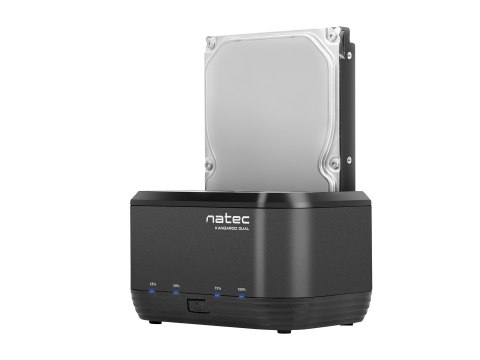 Stacja dokująca HDD Natec Kangaroo Dual 2.5/3,5cala USB 3.0 + Zasilacz