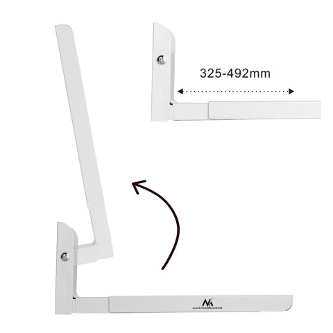 MACLEAN UCHWYT DO KUCHENKI MIKROFALOWEJ BIAŁY MC-915W