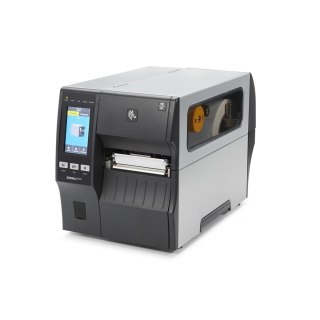 TT Printer ZT411; 4", 300 dpi, Euro and UK cord, Serial, USB, 10/100 Ethernet, Bluetooth 4.1/MFi, USB Host, Cutter w/ Catch Tray