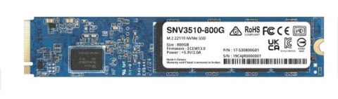 Dysk SSD Synology Plus Series 800GB M.2 (22x110) NVMe PCIe 3.0x4 SNV3510-800G (DWPD 0.7)