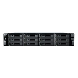 NAS Synology SA6400; 2U RACK; 12x (3.5" SAS HDD/2.5" SAS SSD); AMD EPYC 7272; 32 GB DDR4 ECC RDIMM (max. 1024GB), 4x 1GbE RJ-45,