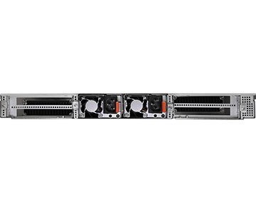 Platforma ASRock Rack (1U) AMD Ryzen (1xM.2, 2x1GbE, Red. PSU, IPMI)