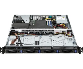 Platforma ASRock Rack (1U) AMD Ryzen (4xLFF, 2xGbE, Fixed PSU, IPMI)