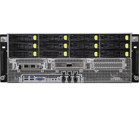 Platforma ASRock Rack (4U) AMD Epyc 7000 (12xLFF, 2x10GbE, 10xGPU, Red. PSU, IPMI)