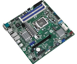 Płyta główna ASRock E3C252D4U-2T 1x LGA1200 Intel Xeon E-23XX C252 (4xDIMM, SATA, 1xM.2, 2x10GbE, IPMI)