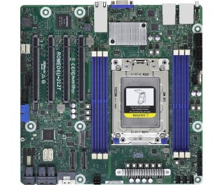 Płyta główna ASRock ROMED6U-2L2T 1x SP3 AMD Epyc 7000 SoC (SATA, NVMe, 2xM.2, 2xGbE, 2x10GbE, IPMI)