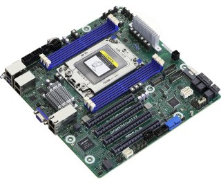 Płyta główna ASRock ROMED6U-2L2T 1x SP3 AMD Epyc 7000 SoC (SATA, NVMe, 2xM.2, 2xGbE, 2x10GbE, IPMI)