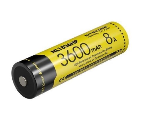 BATTERY RECH. LI-ION 3.6V/NL1836HP(3600MAH) NITECORE