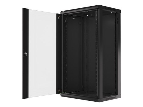 Szafa rack Lanberg WF01-6422-10B (22U; 1082mm / 600mm / 450 mm; wisząca; Otwierane; 19''; kolor czarny)