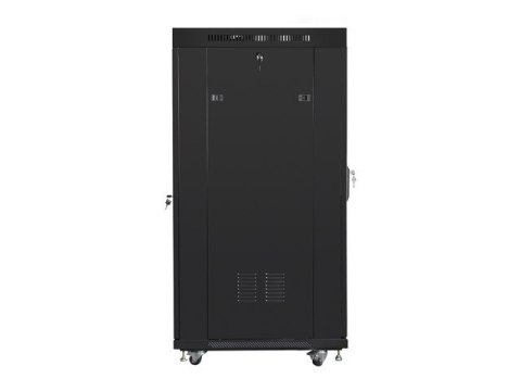 LANBERG SZAFA STOJĄCA RACK 19" 37U 800X1000 DRZWI SZKLANE LCD CZARNA (FLAT PACK) FF01-8037-12BL