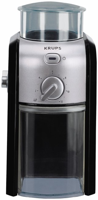 Młynek elektryczny do kawy Krups GVX242 (110W; żarnowy; kolor czarny, kolor srebrny) (WYPRZEDAŻ)