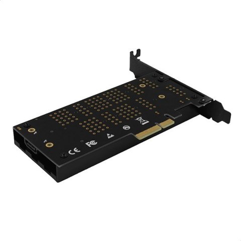 Adapter Axagon PCEM2-DC PCI-E x4 na M.2 NVMe z chłodzeniem