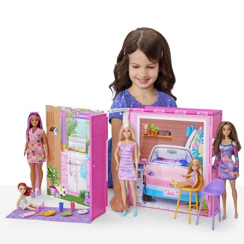 Barbie Przytulny domek + Lalka zestaw HRJ77 p2 MATTEL