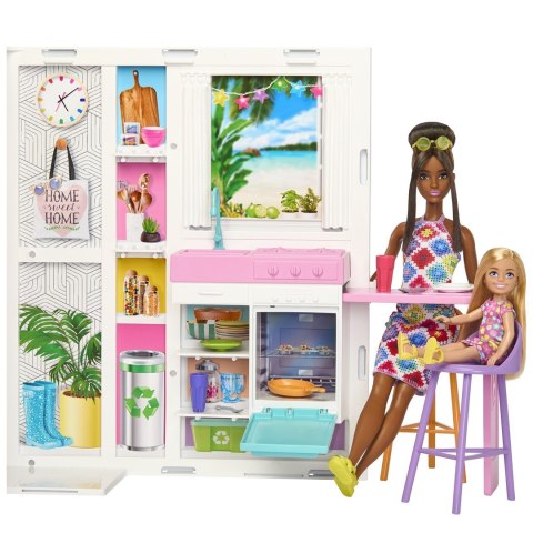 Barbie Przytulny domek + Lalka zestaw HRJ77 p2 MATTEL