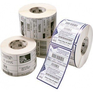 Label, Paper, 100x30mm; Direct Thermal, Z-PERFORM 1000D REMOVABLE, Uncoated, Removable Adhesive, 76mm Core