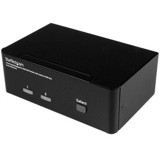 KVM SWITCH 2-PORTS/DISPLAYPORT COMPUTERS + MONITORS