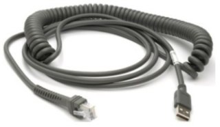 CABLE - SHIELDED USB: SERIES A CONNECTOR, 15FT. (4.6M), COILED