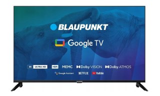 TV 55" Blaupunkt 55UGC6000 4K Ultra HD, GoogleTV, Dolby Atmos, WiFi 2,4-5GHz BT, WiFi czarny
