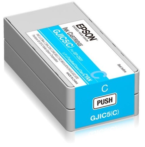 GJIC5(C): Ink cartridge for ColorWorks C831 (Cyan) (MOQ=10)