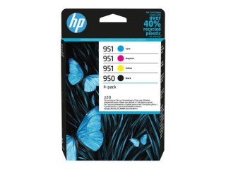 HP 950 BLACK / 951 CMY ORIGINAL/INK CARTRIDGE 4-PACK