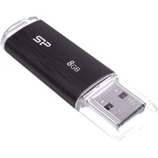 Pendrive Silicon Power Ultima U02 8GB USB 2.0 kolor czarny (SP008GBUF2U02V1K)