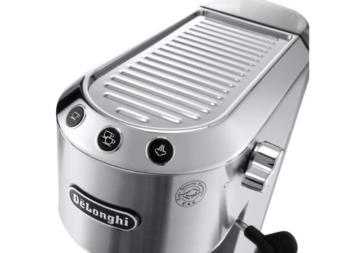 Ekspres kolbowy DeLonghi Dedica Style EC 685.M (1350W; kolor srebrny) (WYPRZEDAŻ)