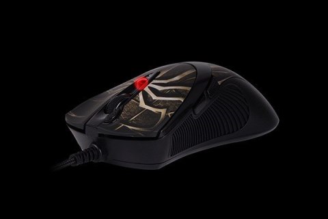 Mysz komputerowa A4 TECH Evo XGame Laser Oscar X747 Brown Fire A4TMYS29980 (laserowa; 3600 DPI; kolor brązowy)