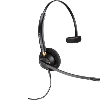 Poly EncorePro 510 Monaural Headset +Quick Disconnect EMEA - INTL English Loc Euro plug