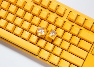Ducky One 3 Yellow Gaming Tastatur, RGB LED - MX-Silent-Red (US)