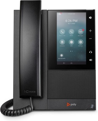 Poly CCX 505 Business Media Phone with Open SIP and PoE-enabled