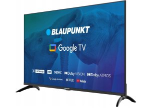 TV 65" Blaupunkt 65UGC6000 4K Ultra HD, GoogleTV, Dolby Atmos, WiFi 2,4-5GHz BT, WiFi czarny