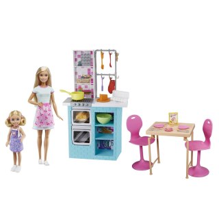 Barbie Zestaw wspólne pieczenie + lalki HBX03 MATTEL