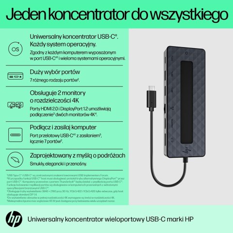 HP 50H55AA USB 3.2 Gen 2 (3.1 Gen 2) Type-C Czarny