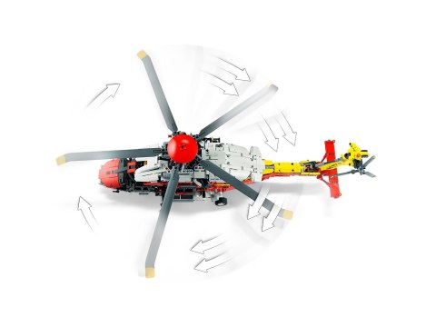 LEGO 42145 TECHNIC Helikopter ratunkowy Airbus H175 p2