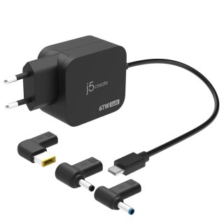 67W GAN PD USB-C MINI CHARGER/WITH 3 TYPES OF DC CONNECTOR - E